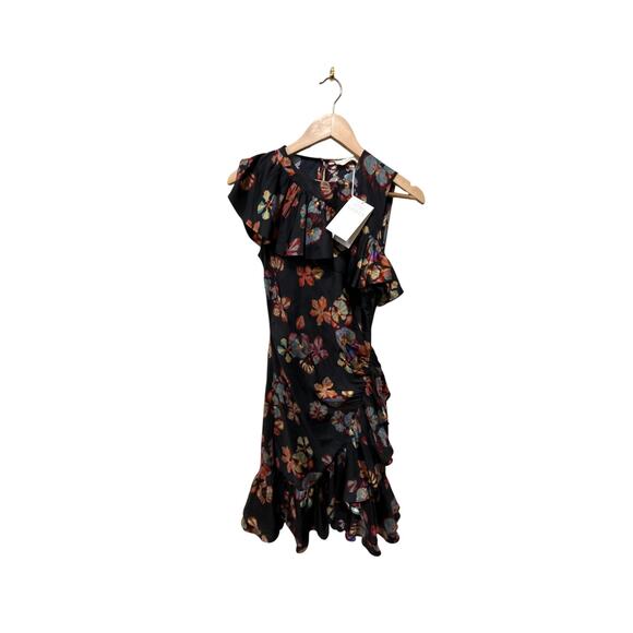 Ulla Johnson Candace Floral Silk Dress Size 0 - Picture 10 of 12